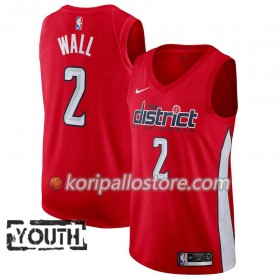 Washington Wizards John Wall 2 2018-19 Nike Punainen Lasten Pelipaidat Swingman